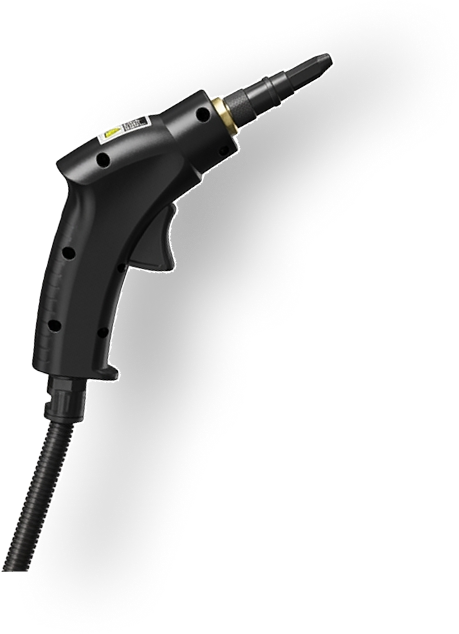 Pistola de vapor con gatillo y boquilla del limpiador Crystal Time